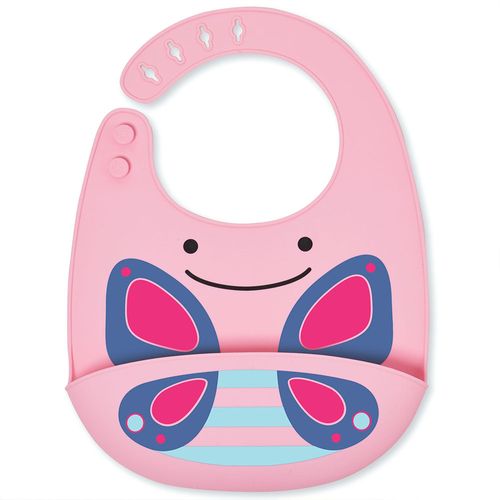 Skip Hop Babero de Silicona Mariposa
