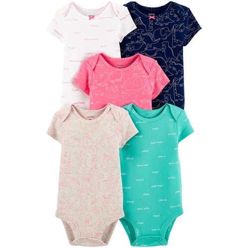 Carter's Pack 5 Bodys Animales