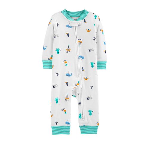 Carter's Osito-Pijama con cierre "Animales marinos"