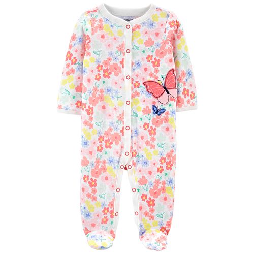 Carter´S Osito Pijama Algodon Broches Mariposas