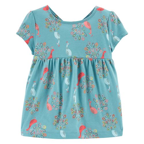 Carter's Remera Manga Corta Pavos Reales