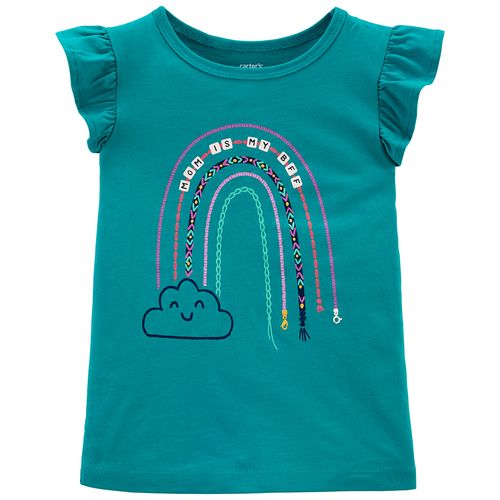 Carter's Remera Manga Corta Arcoiris
