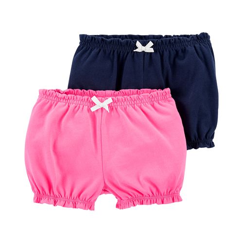 Carter's Pack 2 Shorts Rosa Azul