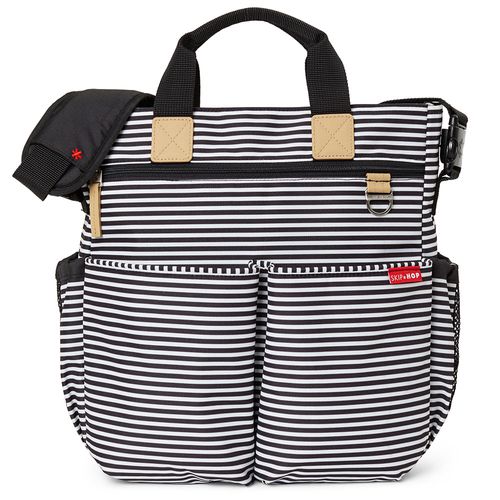 Skip Hop Bolso Maternal Duo Signature Black/White Stripe