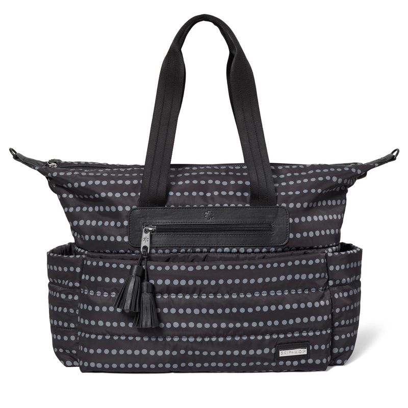 Skip Hop Bolso Maternal Riverside Negro con lunares