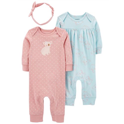 Carter´s Set 3 Piezas Osito-Pijama Vincha Koala