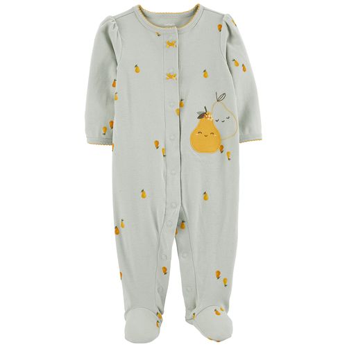 Carter´s Osito-Pijama Algodón Broches Pera