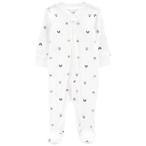 Carter´s Osito-Pijama Algodón Cierre Animalitos