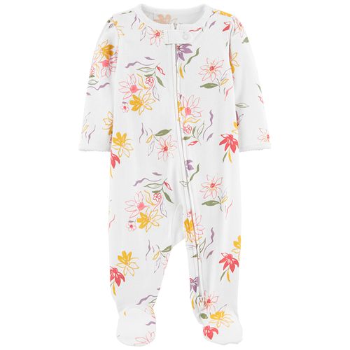 Carter´s Osito-Pijama Algodón Cierre Floral