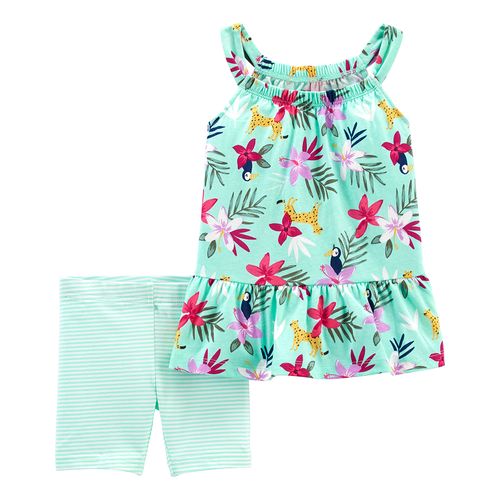 Carter´s Set 2 Piezas Remera Musculosa Short Floral