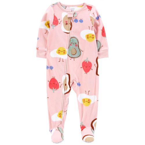 Carter´s Osito-Pijama Micropolar Cierre Desayuno