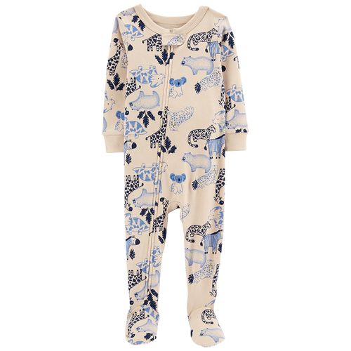 Carter's Osito-Pijama Algodón Cierre "Animales Safari"