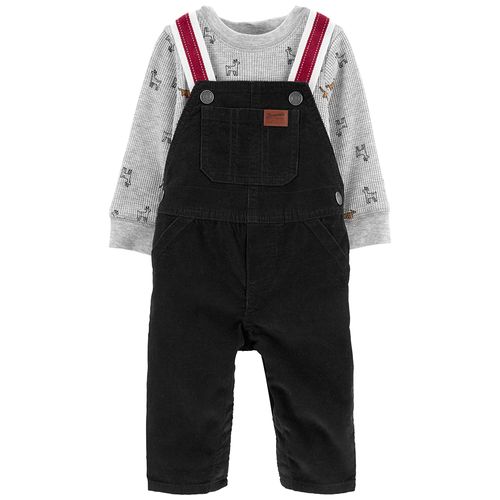 Carter´s Set 2 Piezas Remera Térmica Jardinero