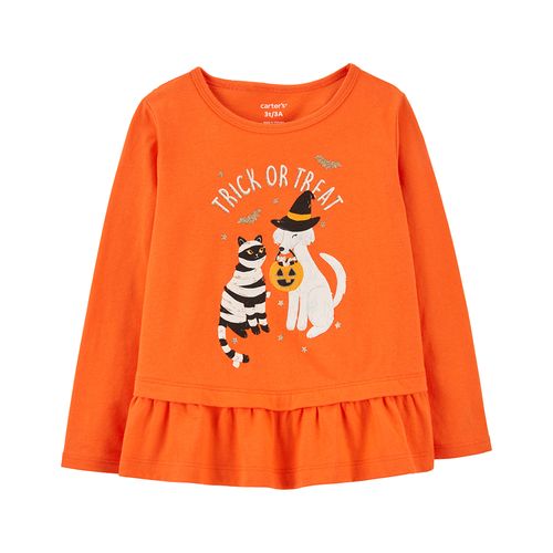 Carter´s -Remera Manga Larga Volado Halloween