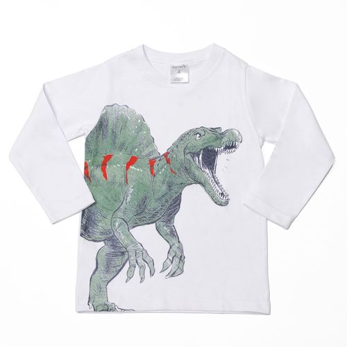 Carter's Remera Mangas Largas Estampa Color Blanco