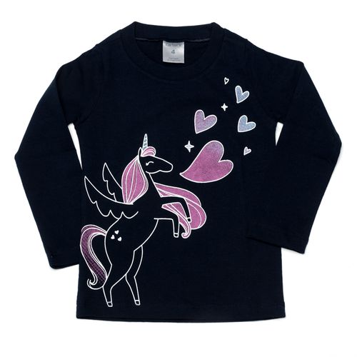 Carter's Remera Mangas Largas Estampa Color Azul Navy