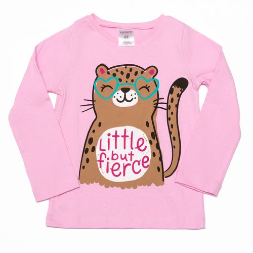 Carter's Remera Mangas Largas Estampa Color Rosa
