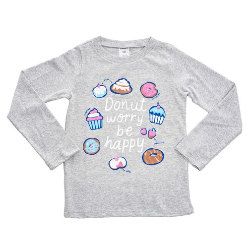 Carter's Remera Mangas Largas Estampa Color Gris