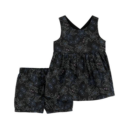 Carter´s Set 2 Piezas Pijama Remera Musculosa Short Floral