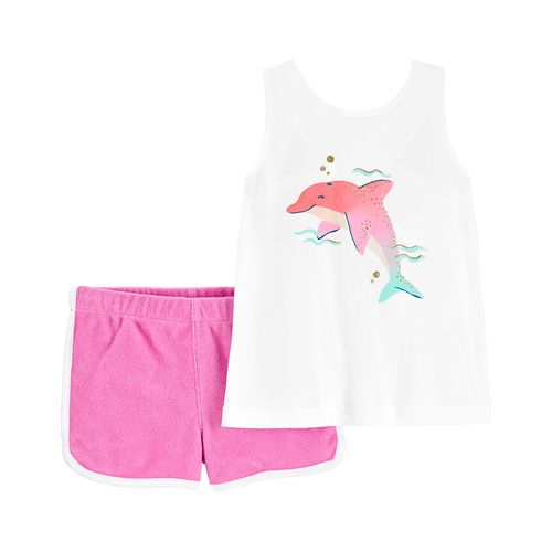 Carter´s Set 2 Piezas Remera Musculosa Short Delfin