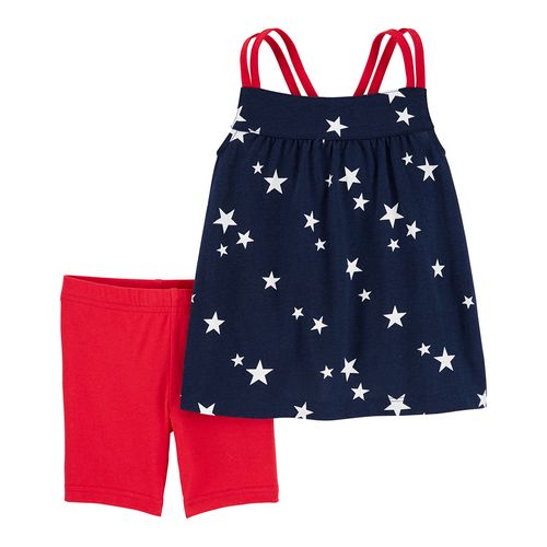 Carter´s Set 2 Piezas Remera Musculosa Short Estrellas