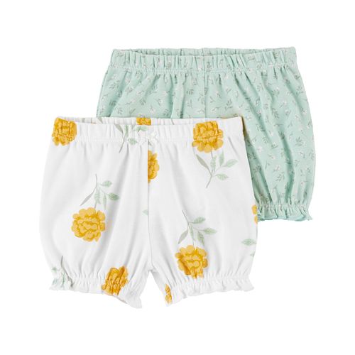 Carter´s Pack 2 Shorts Florcitas