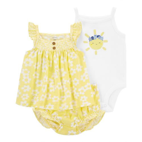 Carter´s Set 3 Piezas Remera Musculosa Body Musculosa Short Sol
