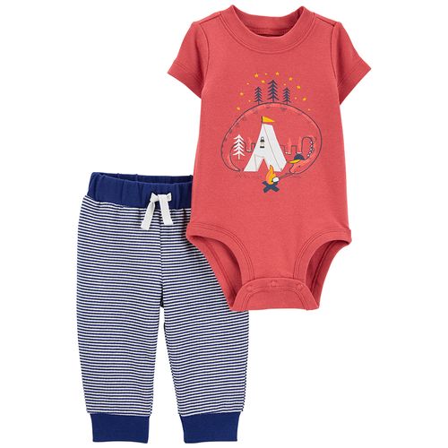 Carter´s Set 2 Piezas Body Mangas Cortas Pantalon