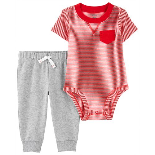 Carter´s Set 2 Piezas Body Mangas Cortas Pantalon