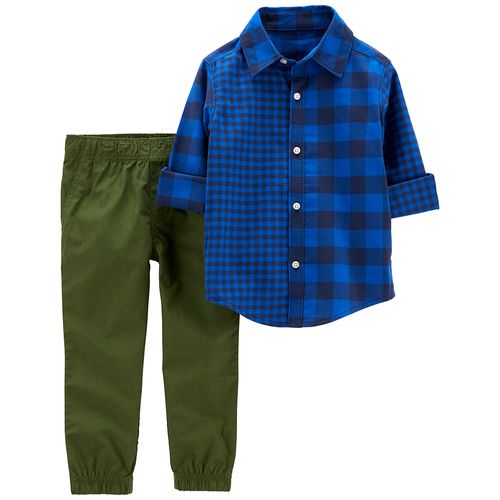 Carter´s Set 2 Piezas Camisa mangas largas y Pantalon