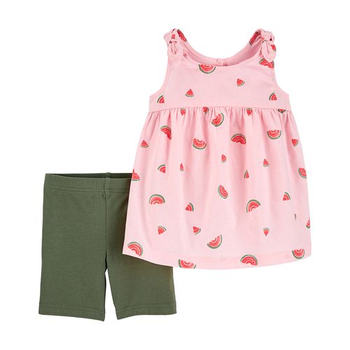 Carter´s Set 2 Piezas Remera Musculosa Short Sandias