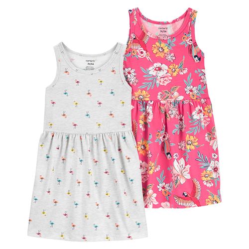 Carter´s Pack 2 Vestidos Musculosa Floral