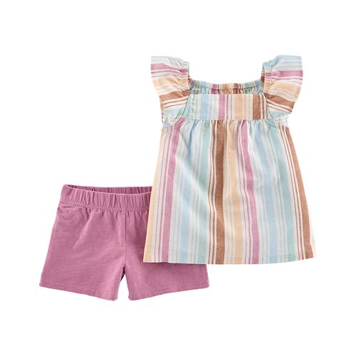 Carter´s Set 2 Piezas Remera Musculosa Short Rayado
