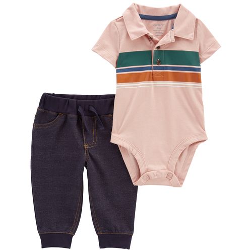 Carter´s Set 2 Piezas Body Mangas Cortas Pantalon