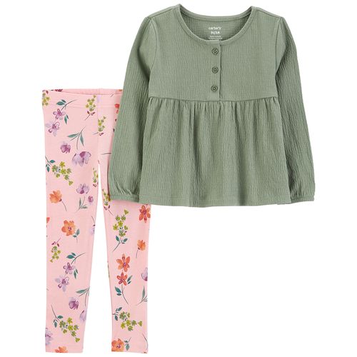 Carter´s Set 2 Piezas Remera Mangas Largas Calza