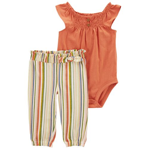 Carter´s Set 2 Piezas Body Musculosa Pantalon Rayado