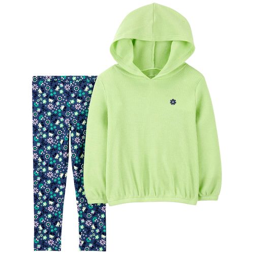 Carter´s Set 2 Piezas Buzo Capucha Calza Floral