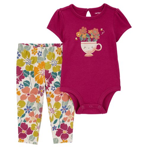 Carter´s Set 2 Piezas Body Mangas Cortas Pantalon