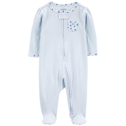 Carter´s Osito Pijama Algodon Cierre Floral