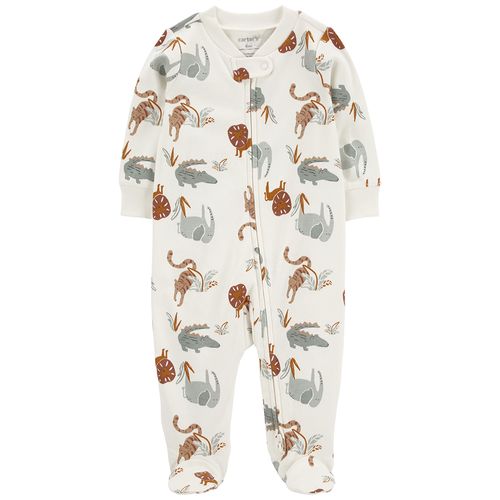 Carter´s Osito Pijama Algodon Cierre Animalitos