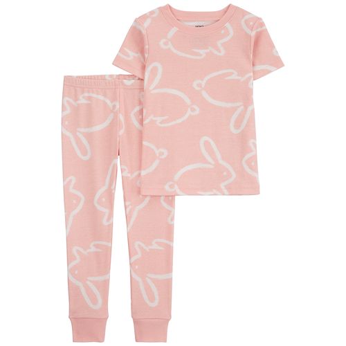Carter´s Set 2 Piezas Pijama Algodon Mangas Cortas Conejo
