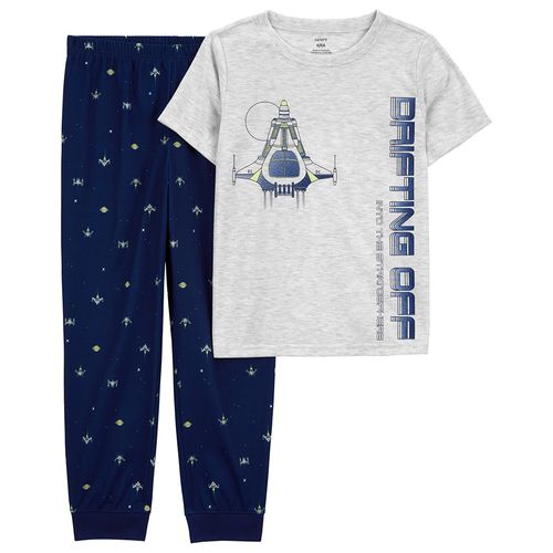 Carter´s Set 2 Piezas Pijama Algodon Mangas Cortas Espacio
