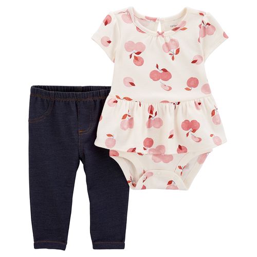 Carter´s Set 2 Piezas Body Mangas Cortas Pantalon