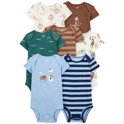 Carter´s Pack 7 Bodies Mangas Cortas