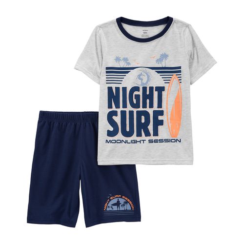 Carter´s Set 2 Piezas Pijama Algodon Remera Mangas Cortas Short
