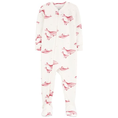 Carter´s Osito Pijama Algodon Cierre Ballenas