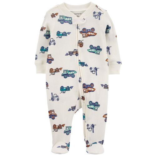 Carter´s Osito Pijama Algodon Cierre Vehiculos