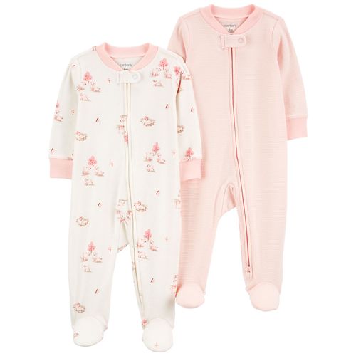 Carter´s Pack 2 Osito Pijama Algodon Cierre