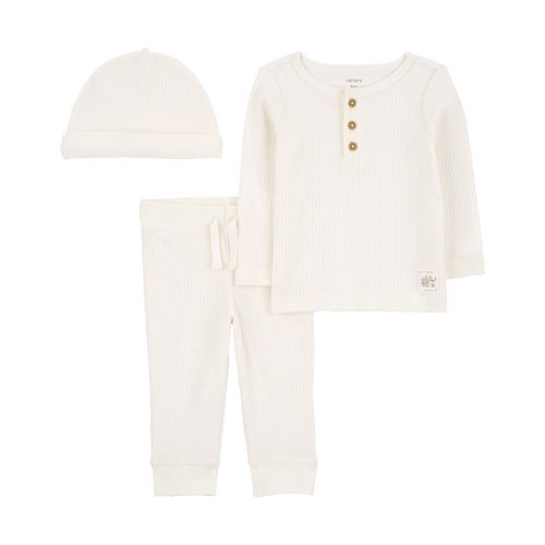 Carter´s Set 3 Piezas Remera Mangas Largas Pantalon Gorro