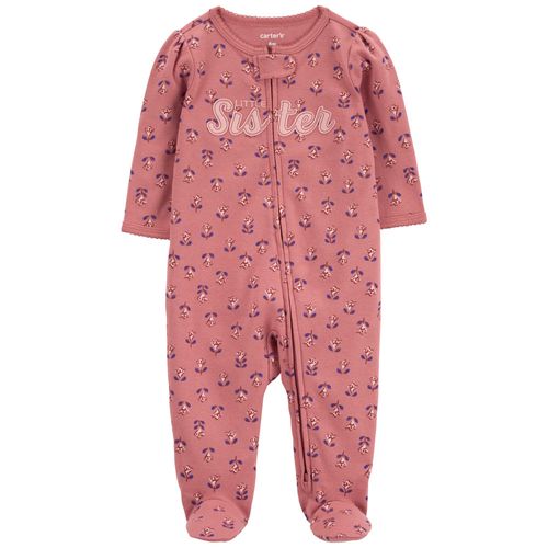 Carter´s Osito Pijama Algodon Cierre Little Sister
